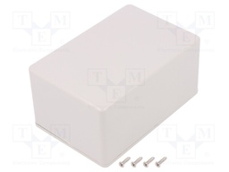 Enclosure: multipurpose; X: 80mm; Y: 120mm; Z: 59mm; 1591S; ABS; grey