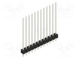 Connector: pin strips; pin header; male; PIN: 12; 2.54mm; THT; 1x12