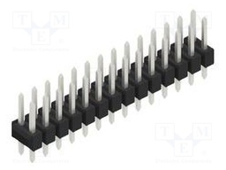 Connector: pin strips; pin header; male; PIN: 28; 2.54mm; THT; 2x14