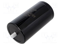 Capacitor: electrolytic; 6800uF; 450VDC; ±-20%; M5; 2000h; -25÷85°C