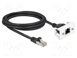 Easy 45; RJ45 socket,RJ45 plug; on panel,in housing,push-in