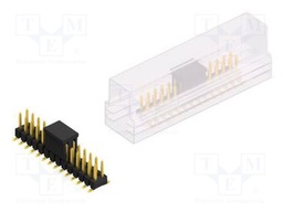 Connector: pin strips; pin header; male; PIN: 28; 2.54mm; SMT; 2x14