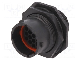 Connector: circular; Series: eco|mate Aquarius; socket; male; 250V