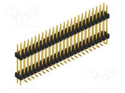 Connector: pin strips; pin header; male; PIN: 50; 2.54mm; SMT; 2x25