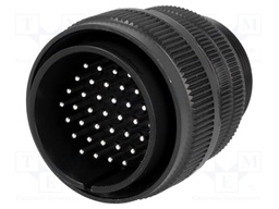 Connector: circular; Series: DS/MS; plug; male; PIN: 37; for cable