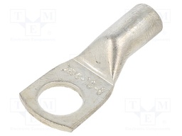 Tip: ring tube; M8; 10mm2; crimped; for cable; tinned; copper; 8AWG