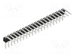 Connector: pin strips; pin header; male; PIN: 20; 2.54mm; THT; 1x20