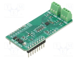 Click board; prototype board; Comp: DAC63204RTERQ1; 3.3VDC,5VDC