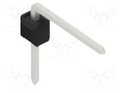 Connector: pin strips; pin header; male; PIN: 1; 2.54mm; THT; 1x1