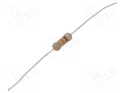 Resistor: carbon film; THT; 91kΩ; 500mW; ±5%; Ø3.5x10mm; axial