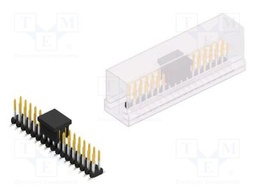 Connector: pin strips; pin header; male; PIN: 34; 2mm; SMT; 2x17