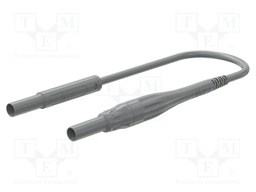 Test lead; 8A; insulated; Urated: 1kV; Len: 1.5m; grey