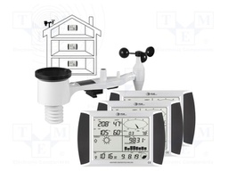 Weather station; touch screen,LCD 7"; -40÷60°C; 0÷50m/s; 1÷99%RH
