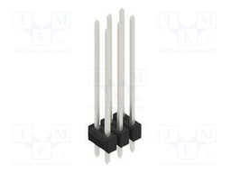 Connector: pin strips; pin header; male; PIN: 6; 2.54mm; THT; 2x3