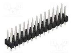 Connector: pin strips; pin header; male; PIN: 28; 2.54mm; THT; 2x14