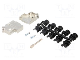 Enclosure: for D-Sub connectors; D-Sub 9pin,D-Sub HD 15pin