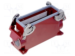 Enclosure: for HDC connectors; 180 °C; size 104.27; PG21