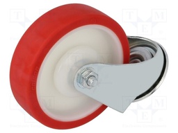 Transport wheel; Ø: 125mm; W: 30mm; H: 156mm; torsional; 150kg
