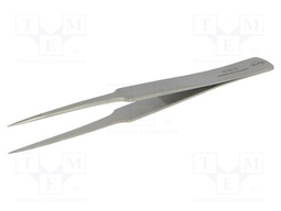 Tweezers; 135mm; for precision works; Blade tip shape: sharp