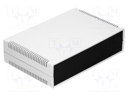 Enclosure: with panel; vented; X: 300mm; Y: 200mm; Z: 75mm; ABS; IP54
