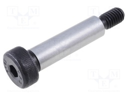 Shoulder screw; Mat: steel; Thread len: 11mm; Thread: M6; Cut: imbus