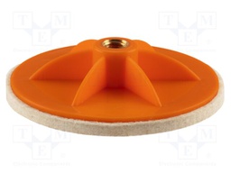 Felt polishing disk; Mounting: M14; Ø75x10mm