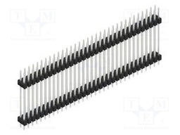 Connector: pin strips; pin header; male; PIN: 66; 2.54mm; THT; 2x33