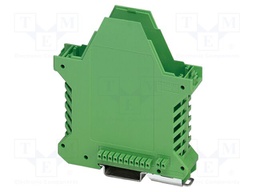 Enclosure base; with FE contact,with terminals; green; UL94V-0