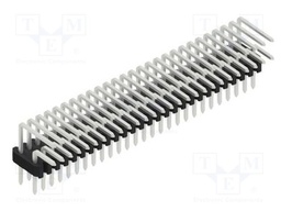 Connector: pin strips; pin header; male; PIN: 54; 1.27mm; THT; 2x27
