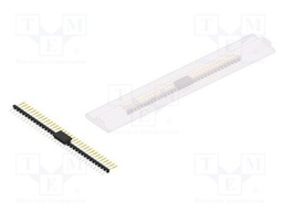 Connector: pin strips; pin header; male; PIN: 34; 2mm; SMT; 1x34