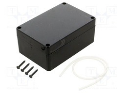 Enclosure: multipurpose; X: 70mm; Y: 105mm; Z: 45mm; ABS; black; IP65