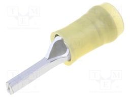 Wire pin terminal; Ø: 2.6mm; 3÷6mm2; crimped; for cable; insulated