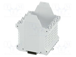 Enclosure base; grey; UL94V-0; ME 90; for DIN rail mounting