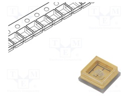 LED; UV-C; 3535; 120°; 100mA; λd: 270-285nm; 3.45x3.45x1.78mm; 6÷8V
