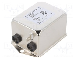 Filter: anti-interference; one-phase; 250VAC; Cx: 330nF; Cy: 4.7nF