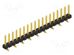 Connector: pin strips; pin header; male; PIN: 18; 2.54mm; SMT; 1x18