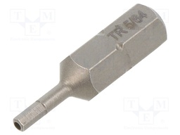 Screwdriver bit; Allen hex key with protection; TR 5/64"
