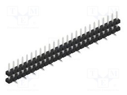 Connector: pin strips; pin header; male; PIN: 25; 2mm; SMT; 1x25