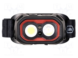Torch: LED headtorch; dustproof enclosure,waterproof; 10h; IPX6