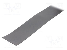 Tape: sealing; W: 95mm; L: 30m; Thk: 2mm; grey; caoutchouc hot-melt