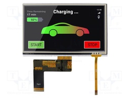 Display: TFT; 7"; 800x480; Illumin: LED; Dim: 165x104x4.7mm; RGB