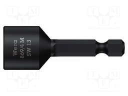 Screwdriver bit; hex socket; with magnet