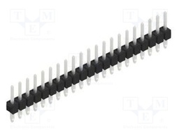 Connector: pin strips; pin header; male; PIN: 21; 2.54mm; THT; 1x21