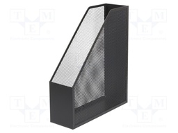 Document organizer; black; metal