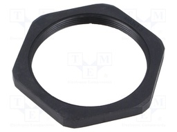 Nut; M63; 75mm; black; -40÷100°C; Thread: metric; Pitch: 1.5