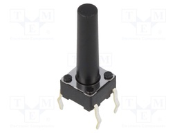 Microswitch TACT; SPST-NO; Pos: 2; 0.05A/12VDC; THT; 980mN; 17mm