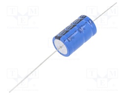 Capacitor: electrolytic; THT; 1mF; 63VDC; Ø18x30mm; ±20%; 8000h
