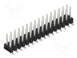 Connector: pin strips; pin header; male; PIN: 32; 2.54mm; SMT; 2x16