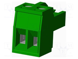 Connector: pluggable terminal block; plug; female; straight; 12A