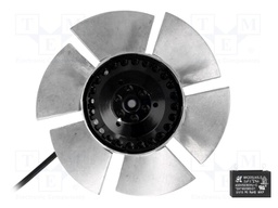 Fan: AC; axial; 230VAC; Ø180x65.5mm; 570m3/h; 62dBA; ball bearing